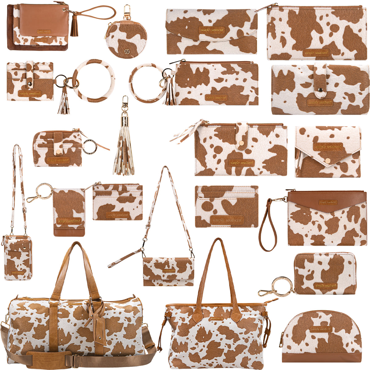 COW PRINT MINI CROSSBODY BAG SIMPLY SOUTHERN COLLECTION