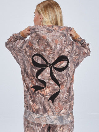 Simply Southern®  - HOODIE CAMO - BOW