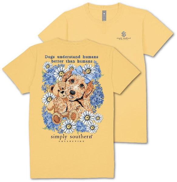 Simply Southern®  Short Sleeve - Dogs Understand Humans better than humans