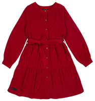 Simply Southern - Belted Red Dress