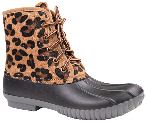 Simply Southern - Duck Boots -  Leopard