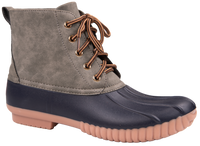 Simply Southern - Duck Boots - Gray Suede