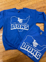 Lewis County LC Lions Map of LC Hoodie