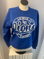 Lewis County Lions Paw Circle Tshirt or Sweatshirt