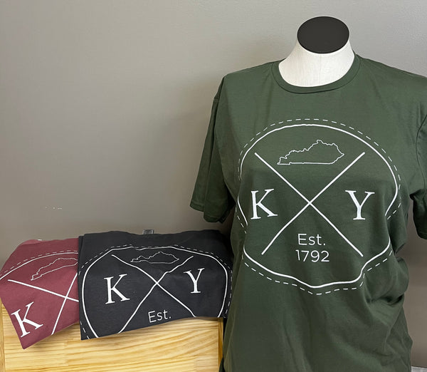 Kentucky Circle Cross Est 1792 Tshirt